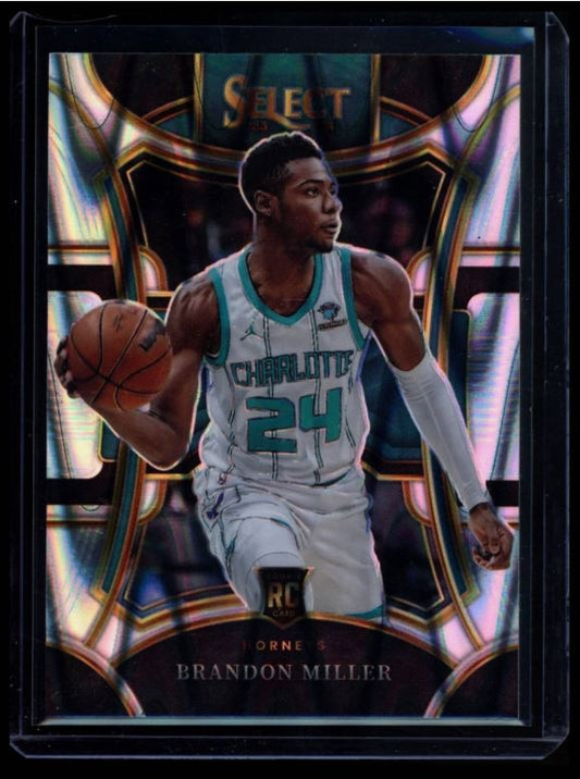 2023 PANINI SELECT #332 BRANDON MILLER TECTONIC PRIZMS RC MEZZANINE ROOKIE