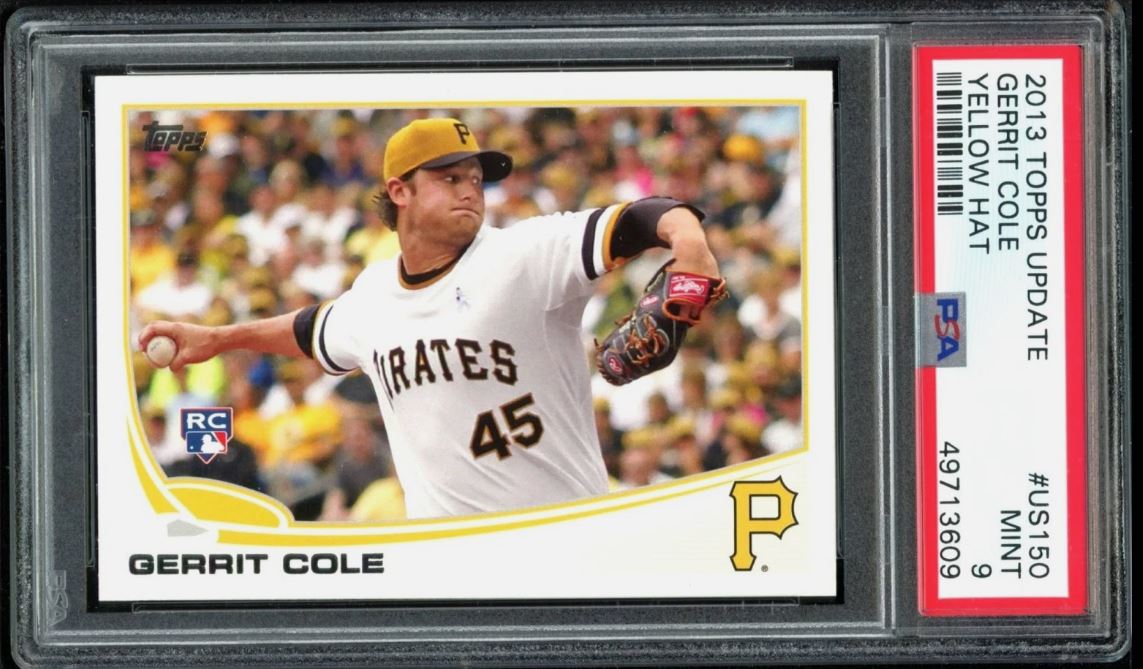 2013 TOPPS UPDATE #US150A GERRIT COLE RC ROOKIE PSA 9