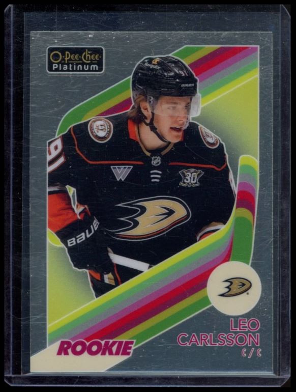 2023 O-PEE-CHEE PLATINUM #R-75 LEO CARLSSON RETRO RC ROOKIE