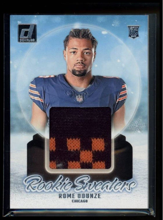 2024 PANINI DONRUSS #RHS-ROD ROME ODUNZE ROOKIE HOLIDAY SWEATER RELIC