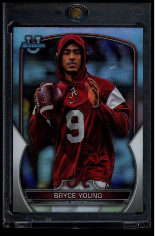2022 BOWMAN UNIVERSITY CHROME #1 BRYCE YOUNG RC ROOKIE VARIATION SSP