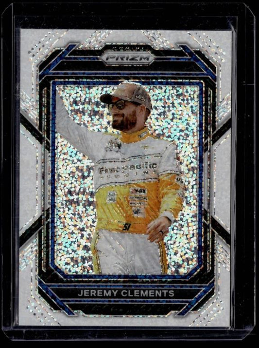 2023 PANINI PRIZM #58 JEREMY CLEMENTS WHITE SPARKLE SSP